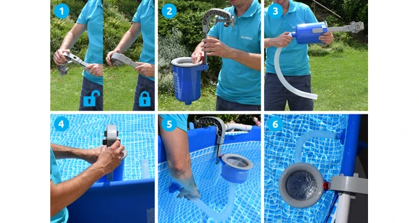 Univerzálny závesný skimmer