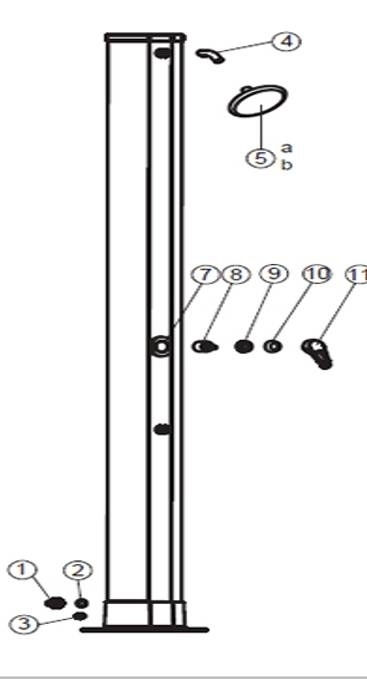 Marimex | Ventil kohútika solárnej sprchy UNO 40 l hliníkové | 10992074