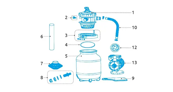 Ventil vypúšťací komplet filtrácie ProStar Profi, ProfiStar a ProStar 3