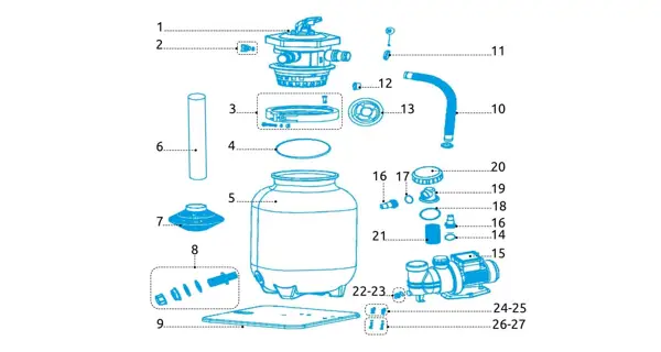 Ventil vypúšťací komplet filtrácie ProStar Profi, ProfiStar a ProStar 3
