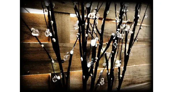 Vetvičky LED s kamienkami