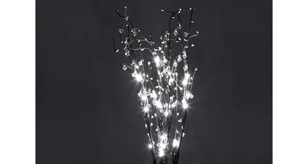 Vetvičky LED s kamienkami