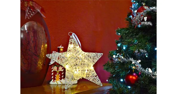 Vianočná hviezda 10 LED