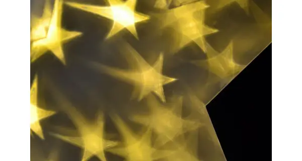 Vianočná hviezda 20 LED - teplá biela