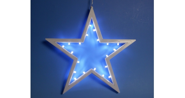 Vianočná závesná hviezda 20 LED