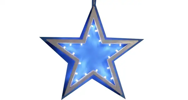 Vianočná závesná hviezda 20 LED