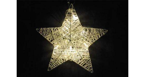 Vianočné osvetlenie  - Hviezda vianočná LED 25 cm