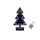 Vianočné osvetlenie  - stromček LED - studená biela- 38cm