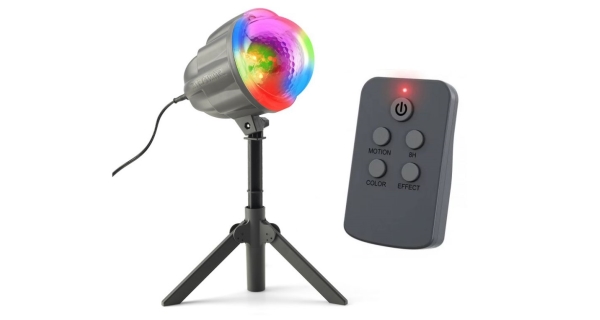 Vianočný laserový projektor - 4 farby, 122 efektov, 132 m2