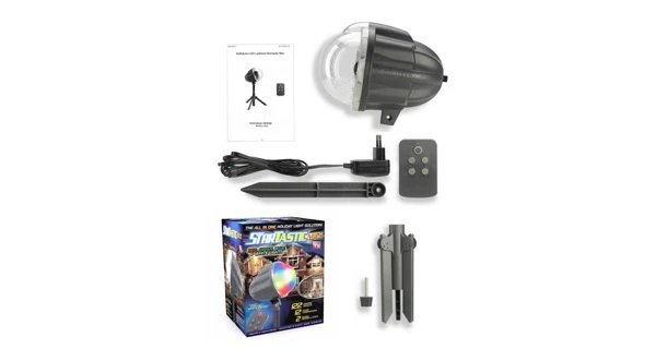 Vianočný laserový projektor - 4 farby, 122 efektov, 132 m2