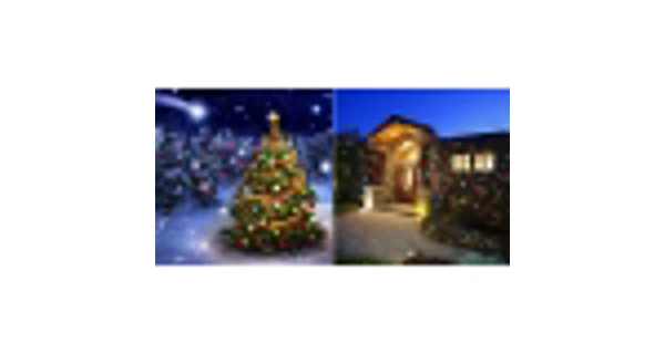 Vianočný laserový projektor  - zelená, červená, 8 efektov s časovačom