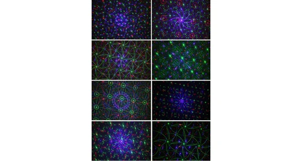 Vianočný laserový projektor - zelená, červená s časovačom