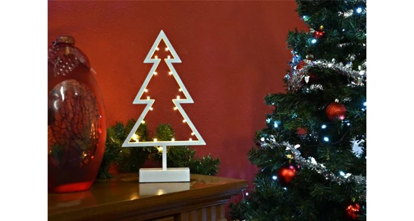 Vianočný stromček  stojaci - 38 cm - 20 LED