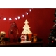 Vianočný stromček stojaci - 40 cm - 20 LED