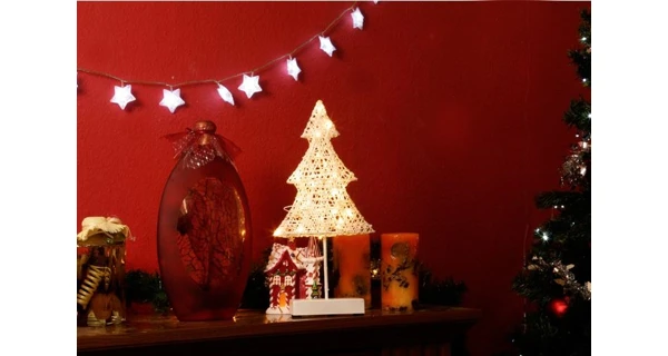 Vianočný stromček stojaci - 40 cm - 20 LED