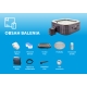 Vírivý bazén Greystone Deluxe Bubble Spa 4
