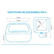 Vírivý bazén Greystone Deluxe Bubble Spa 6 - VYSTAVENÉ