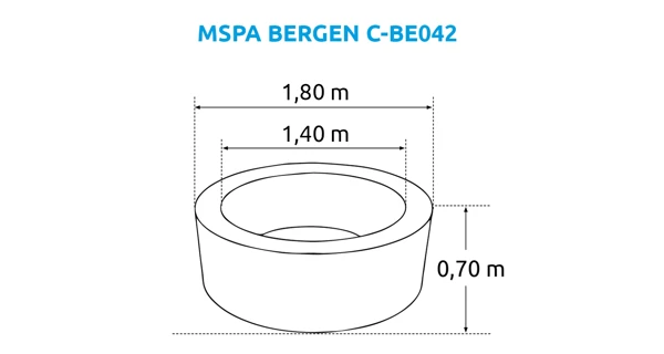 Vírivý bazén MSPA Bergen C-BE042