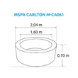 Vírivý bazén MSPA Carlton M-CA062