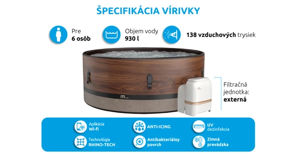 Vírivý bazén MSPA Duet F-DU062W