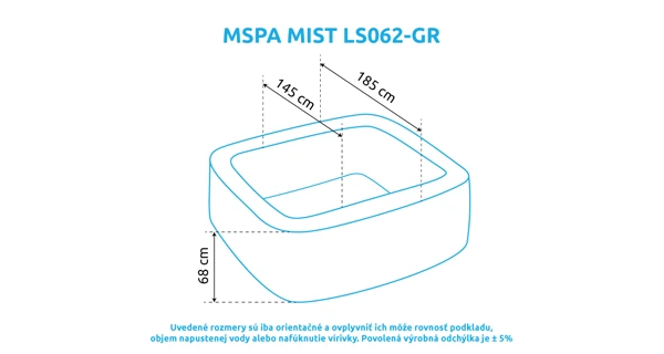 Vírivý bazén MSPA Mist LS062-GR