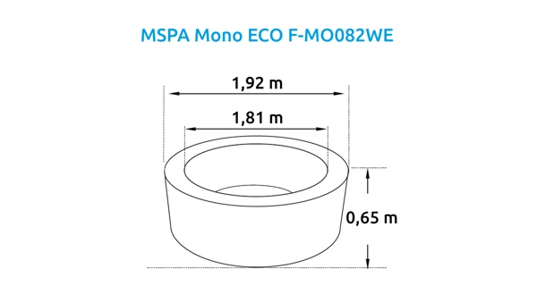 Vírivý bazén MSPA Mono ECO F-MO082WE
