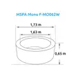 Vírivý bazén MSPA Mono F-MO062W
