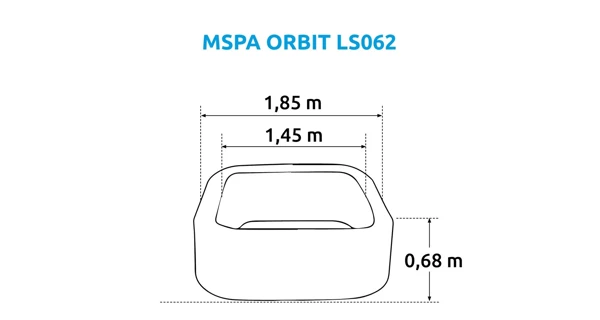 Vírivý bazén MSPA Orbit LS062