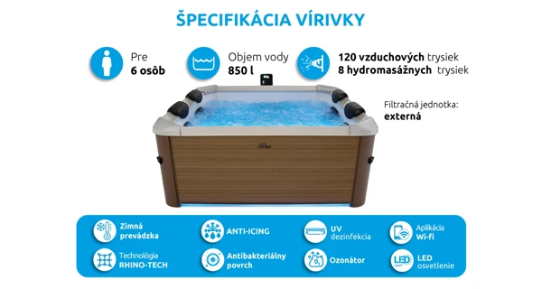 Vírivý bazén MSPA Oslo Amber F-AM063W