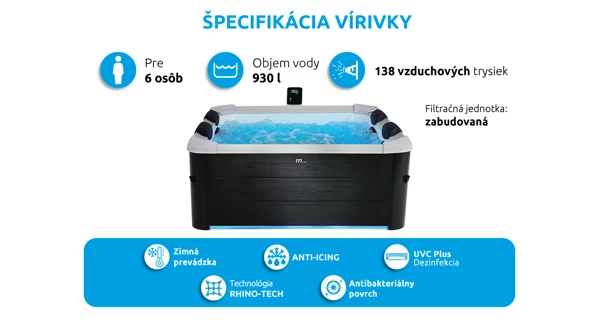 Vírivý bazén MSPA Oslo F-OS063W