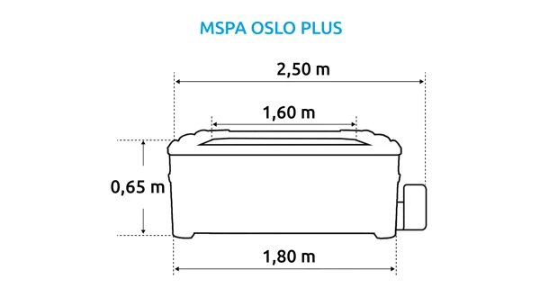 Vírivý bazén MSPA Oslo Plus F-OS063WP