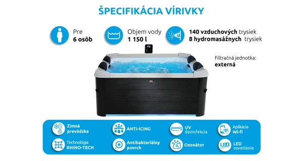 Vírivý bazén MSPA Oslo Plus F-OS063WP