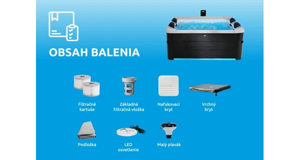 Vírivý bazén MSPA Oslo Sapphire F-SA063W