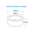 Vírivý bazén MSPA Ottoman C-OM062