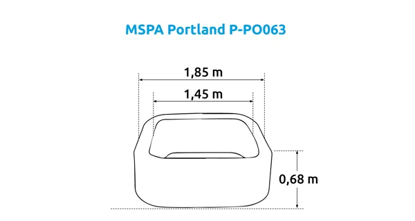 Vírivý bazén MSPA Portland P-PO063