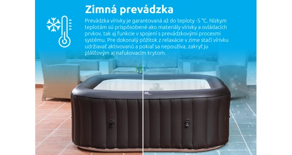 Vírivý bazén MSPA Tekapo C-TE041 - modrý okraj