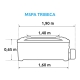 Vírivý bazén MSPA Tribeca F-TR062W