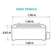 Vírivý bazén MSPA Tribeca F-TR062W