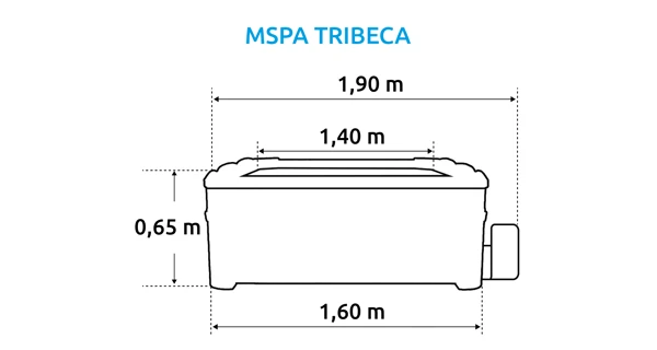 Vírivý bazén MSPA Tribeca F-TR062W