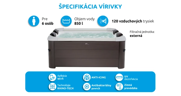 Vírivý bazén MSPA Tribeca F-TR062W