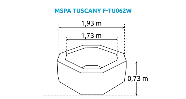 Vírivý bazén MSPA Tuscany F-TU062W