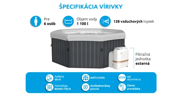 Vírivý bazén MSPA Tuscany F-TU062W