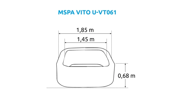 Vírivý bazén MSPA Vito U-VT061