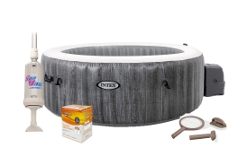 Vírivý bazén Pure Spa - Bubble Greywood Deluxe AP 4 + výhodný set príslušenstva