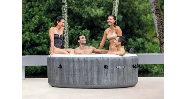 Vírivý bazén Pure Spa - Bubble Greywood Deluxe AP 4 + výhodný set príslušenstva