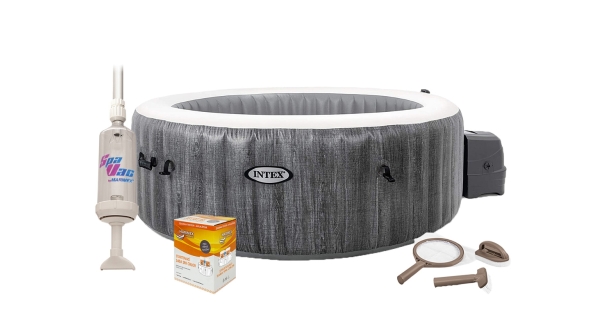 Vírivý bazén Pure Spa - Bubble Greywood Deluxe AP 4 + výhodný set príslušenstva