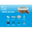 Vírivý bazén Pure Spa Bubble HWS 8 NP