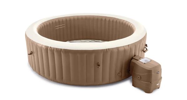 Vírivý bazén Pure Spa Bubble HWS 8 NP + Solárna sprcha UNO 35 l hliníková s LED svetlom