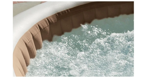 Vírivý bazén Pure Spa Bubble HWS 8 NP + Solárna sprcha UNO 35 l hliníková s LED svetlom