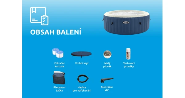 Vírivý bazén Pure Spa - Bubble HWS, modrý